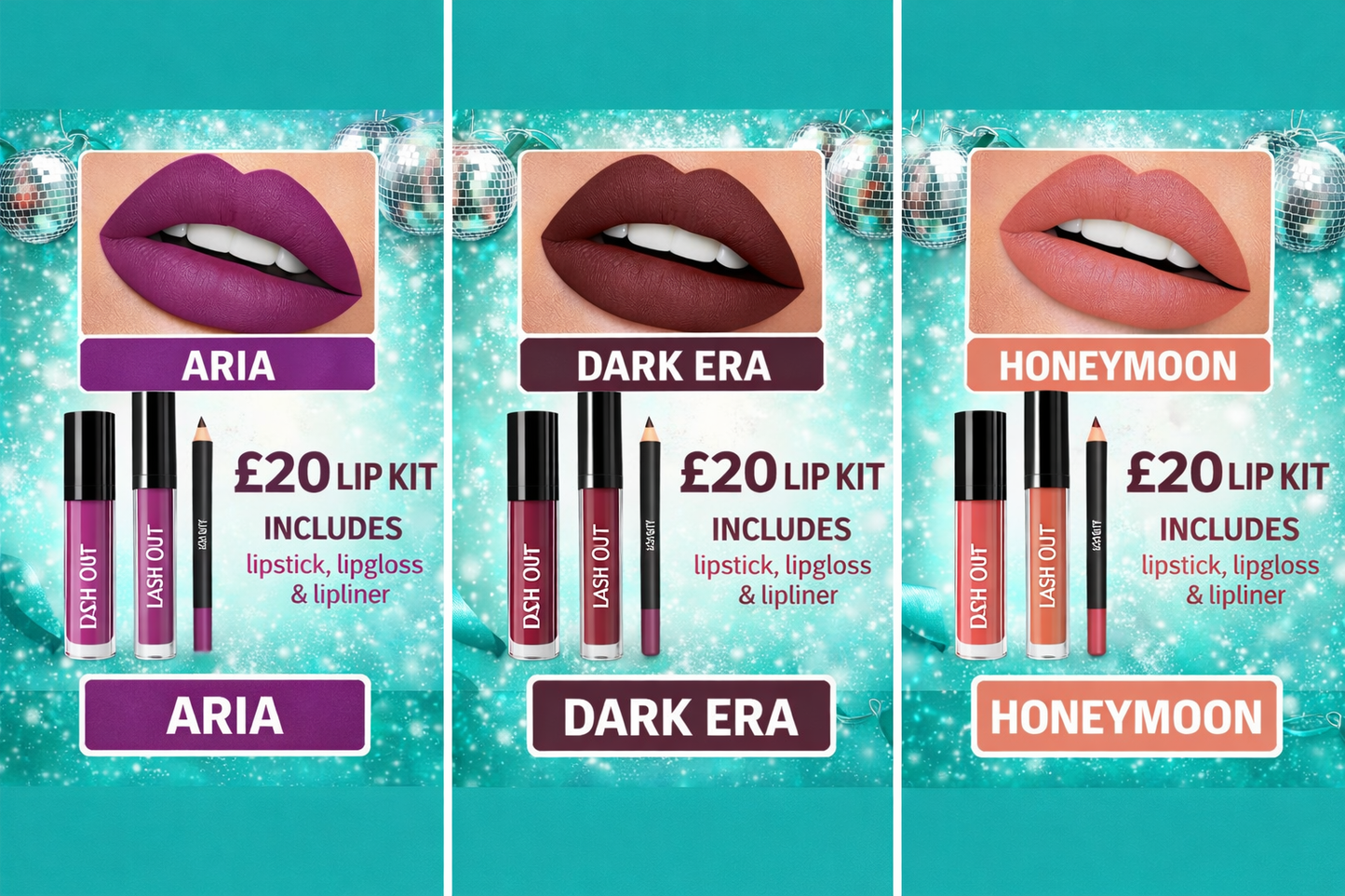 Lash out X Shannon lip kits