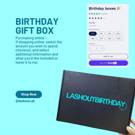 Birthday boxes 🎉