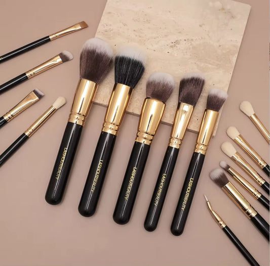 15 pcs makeup brush set