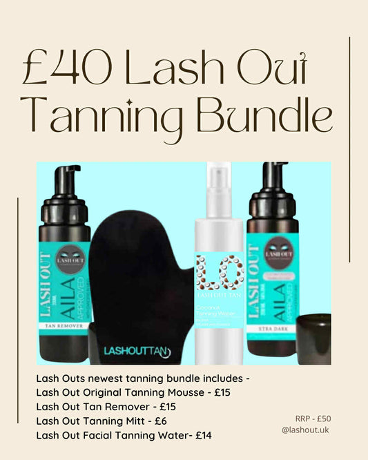 Lash Out Tanning bundle